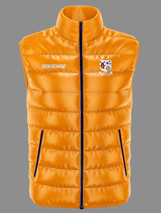 Windmill Stars FC Orange/Navy Bodywarmer