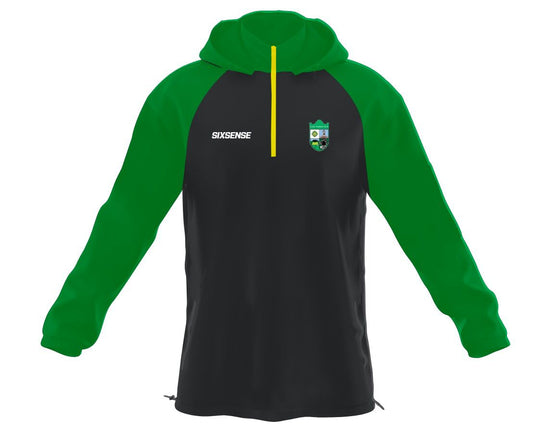 Lissummon GFC Black/Green Hooded Windbreaker