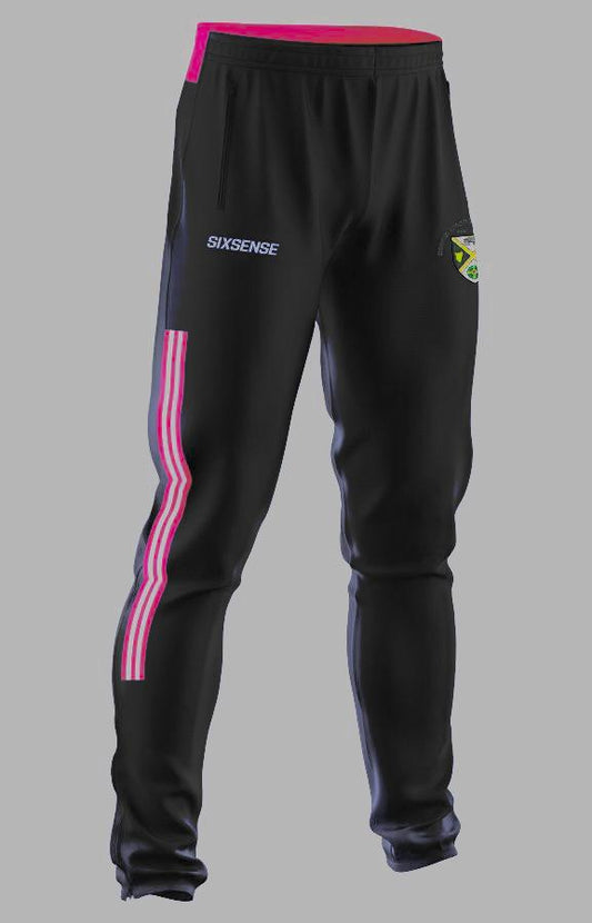 Belleek GAC Black/Pink Skinny Tracksuit Bottoms