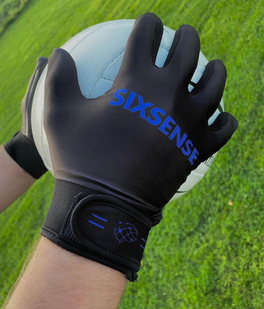 Black w/Blue GAA Gloves