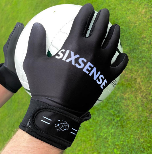 Black w/White GAA Gloves